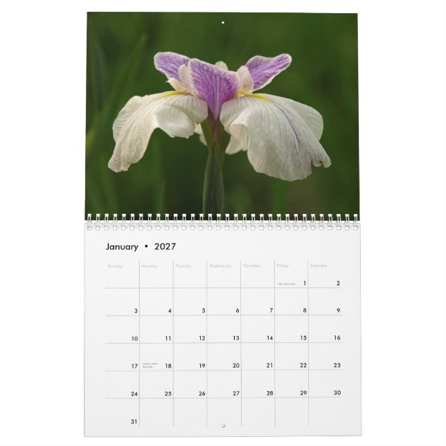 Iris 2009 kalender (Jan 2027)