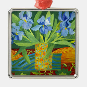 Iris 2014 ornament aus metall