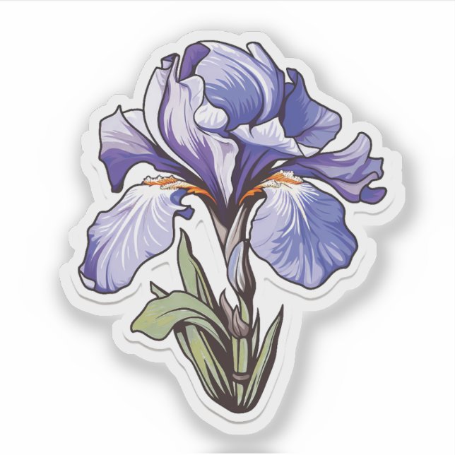 Iris Aufkleber (Vorderseite)