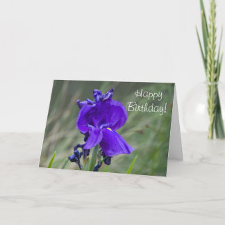 Iris Birthday Card Karte