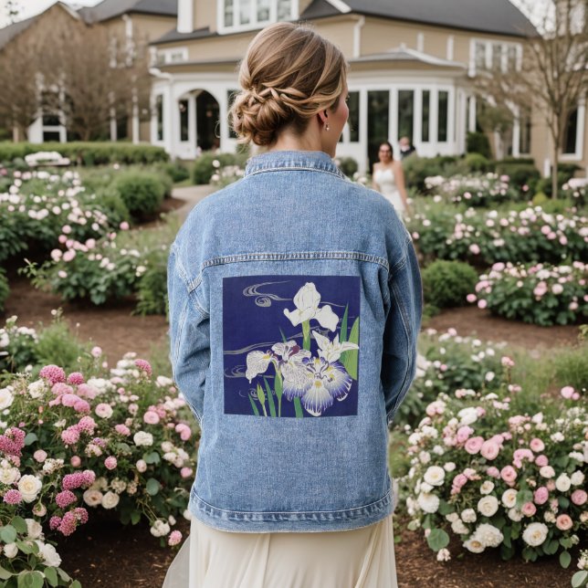 Iris blancs et bleus (Mariage Retour)