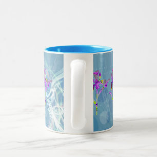 Iris (Blue Fractual) ~ Tasse des Blumenkaffees