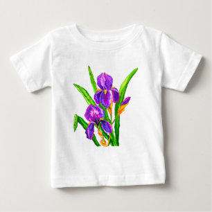 Iris Blume Baby T - Shirt Irises