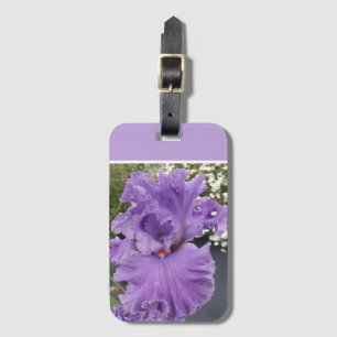 Iris Blume Blume Lila Lavender Lilac Schürze Gepäckanhänger
