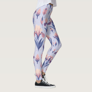 Iris Blume Pattern Leggings