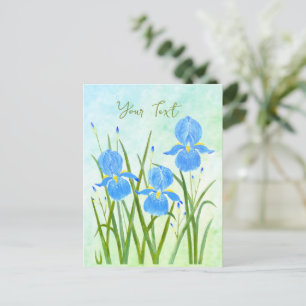 Iris Blume Postkarte