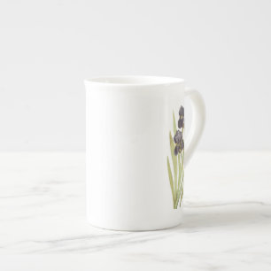 Iris-Blume Prozellantasse