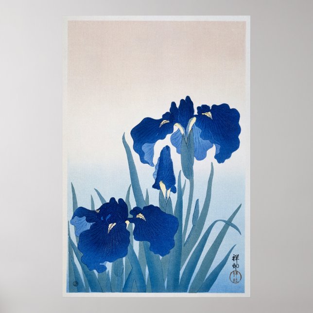 Iris-Blume von Ohara Koson (1925-1936) Poster (Vorne)