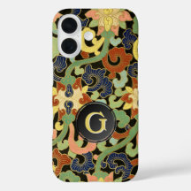 Iris Blumen Monogramm