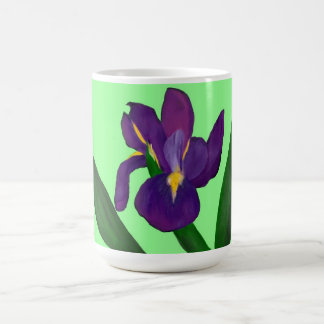 Iris-Blumen-Tasse Kaffeetasse