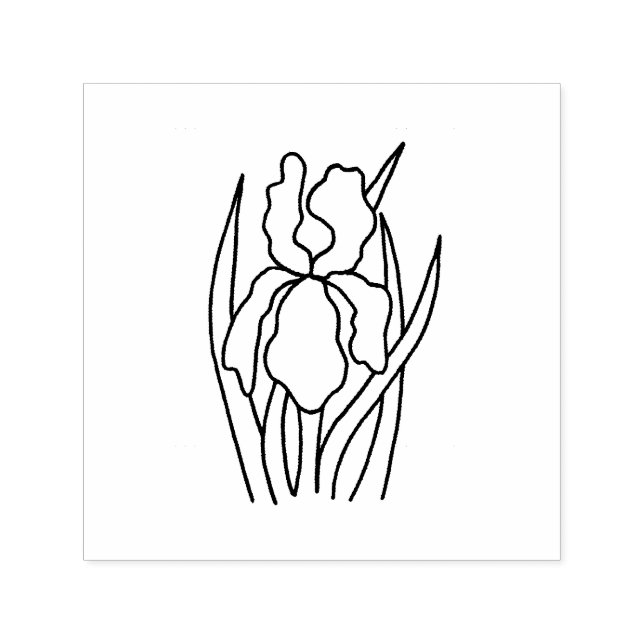 Iris-Briefmarke Permastempel (Design)