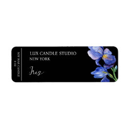 Iris Candle Label