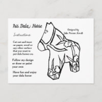 Iris Dala Horse Pattern zu teilen