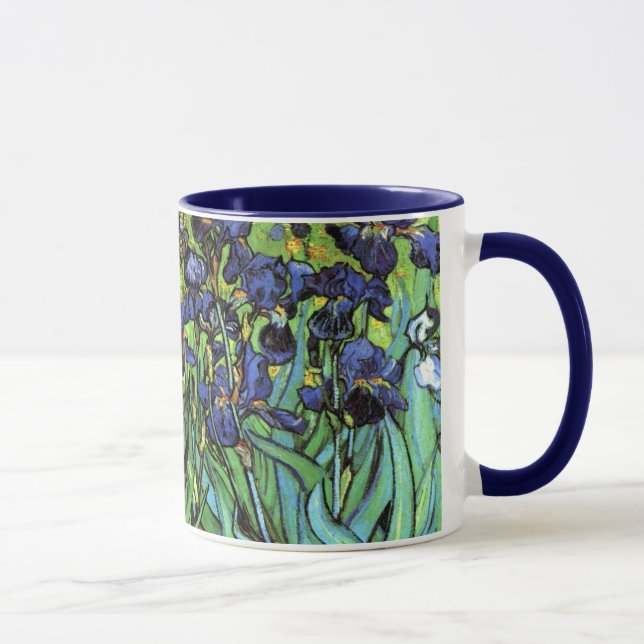 Iris durch feine Kunst-Tasse Van Gogh Tasse (Rechts)