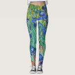 Iris durch Van Gogh Leggings<br><div class="desc">Iris durch Van Gogh.
Besichtigen Sie bitte meinen Speicher für interessanteren Entwurf und mehr Farbwahl.
=> zazzle.com/iwheels*</div>