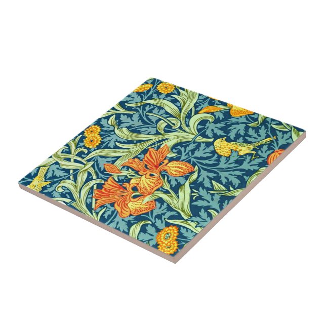 Iris, ein William Morris-Muster, Fliese (Seite)