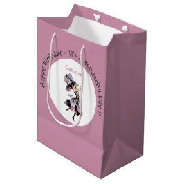 Iris - Fleur-de-Lis Whimsical Blume Party Supply Mittlere Geschenktüte