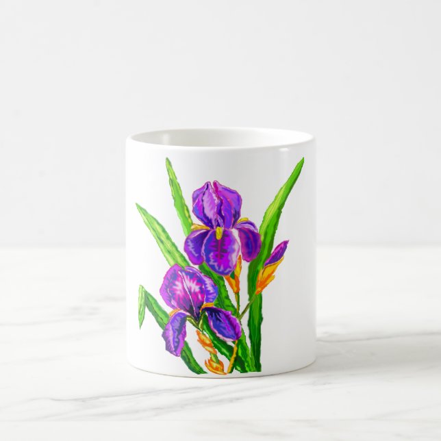 Iris Fleurs Café Mug Irises (Centre)