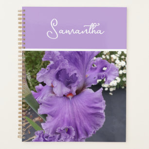 Iris Fleurs Fleurs Violet Lavande Lilac Apron