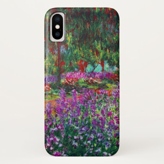 Iris Flower Garden Claude Monet Case-Mate iPhone Hülle (Rückseite)
