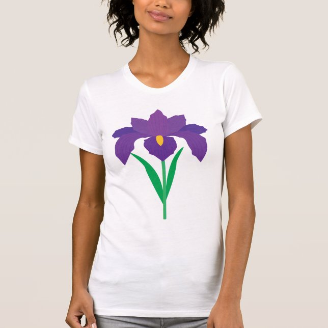 Iris Flower T-Shirt (Vorderseite)