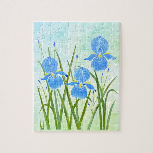 Iris Flowers Jigsaw Puzzle (Vertikal)