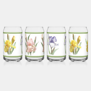 Iris Garden Botanisches Kunstmuseum Set Dosenglas