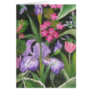 Iris Garden Card