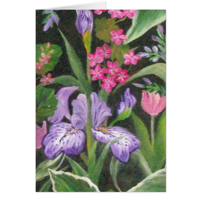 Iris Garden Card (Vorne)