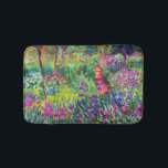 Iris Garden Claude Monet Badematte<br><div class="desc">Der Iris Garden bei Giverny wurde 1900 von Claude Monet,  einem französischen Maler des Impressionismus,  gemalt und zeigt seinen Iris-Blumengarten in Giverny,  Frankreich.</div>