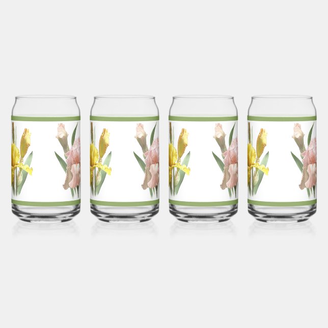 Iris Garden Drei Blume Dosenglas (Rechts)