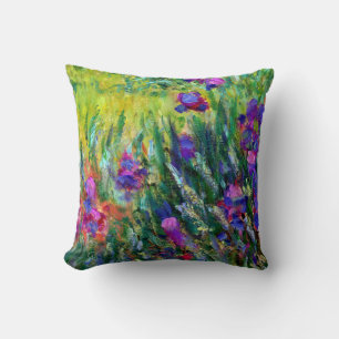 Iris Garden - Giverny Claude Monet Falknerei - Fal Kissen