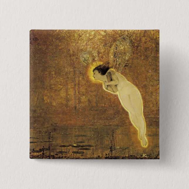 Iris, Geist des Regenbogens Button (Vorderseite)