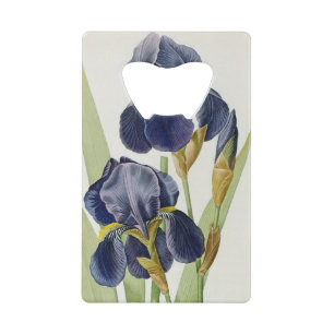 Iris Germanica, von "Les Liliacees", 1805 Geldkarten Flaschenöffner