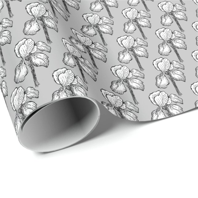 Iris Geschenkpapier (Rolleneckpunkt)