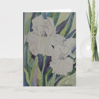 Iris Greeting Card Karte