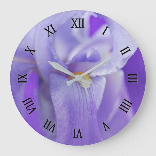 Iris Große Wanduhr (Vorderseite)