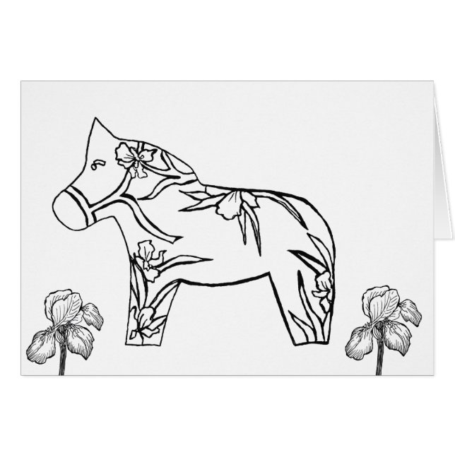 Iris Horse (Vorderseite (Horizontal))