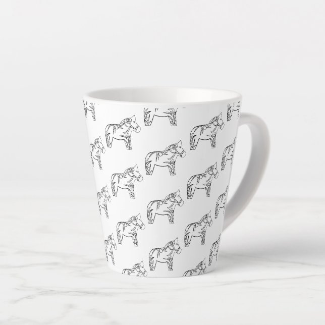 Iris Horse Milchtasse (Rechte Ecke)