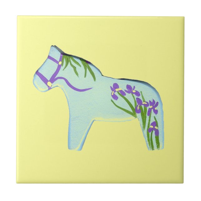 Iris Horse Tile Fliese (Vorderseite)
