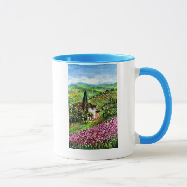 IRIS IN TUSKANISCHEM LAND TASSE (Rechts)