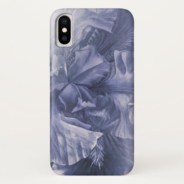 Iris intérieur beauté argent coque iphone (Dos)