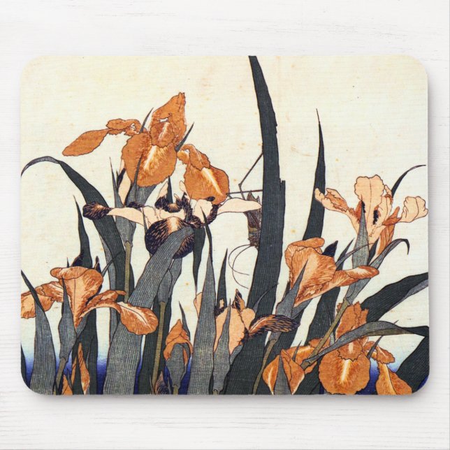 Iris, Katsushika Hokusai Mousepad (Vorne)