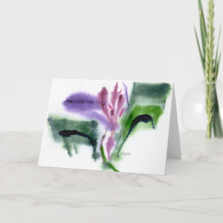 Iris, klein, Notecard Karte