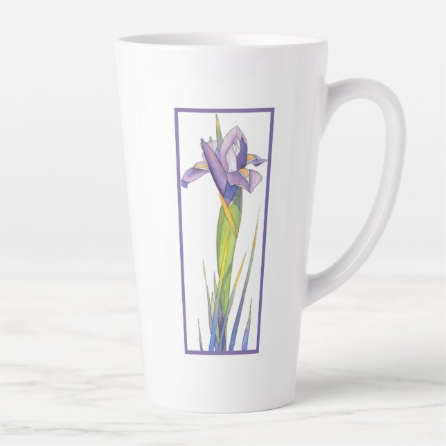 Iris Latte Tasse (Rechts)