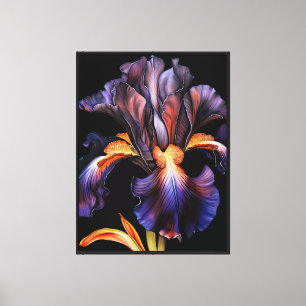 Iris Leinwand-Wandkunst Leinwanddruck