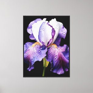 Iris-Leinwand-Wandkunst Leinwanddruck