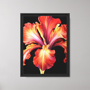 Iris Leinwand-Wandkunst Leinwanddruck