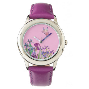 Iris lila armbanduhr