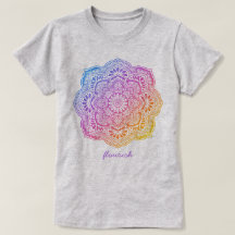 Iris Mandala Personalized T-Shirt